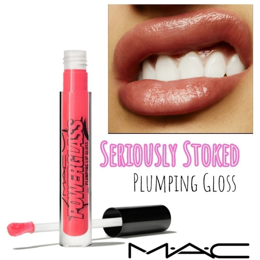 MAC Powerglass Plumping Lip Gloss in Seriously Stoked